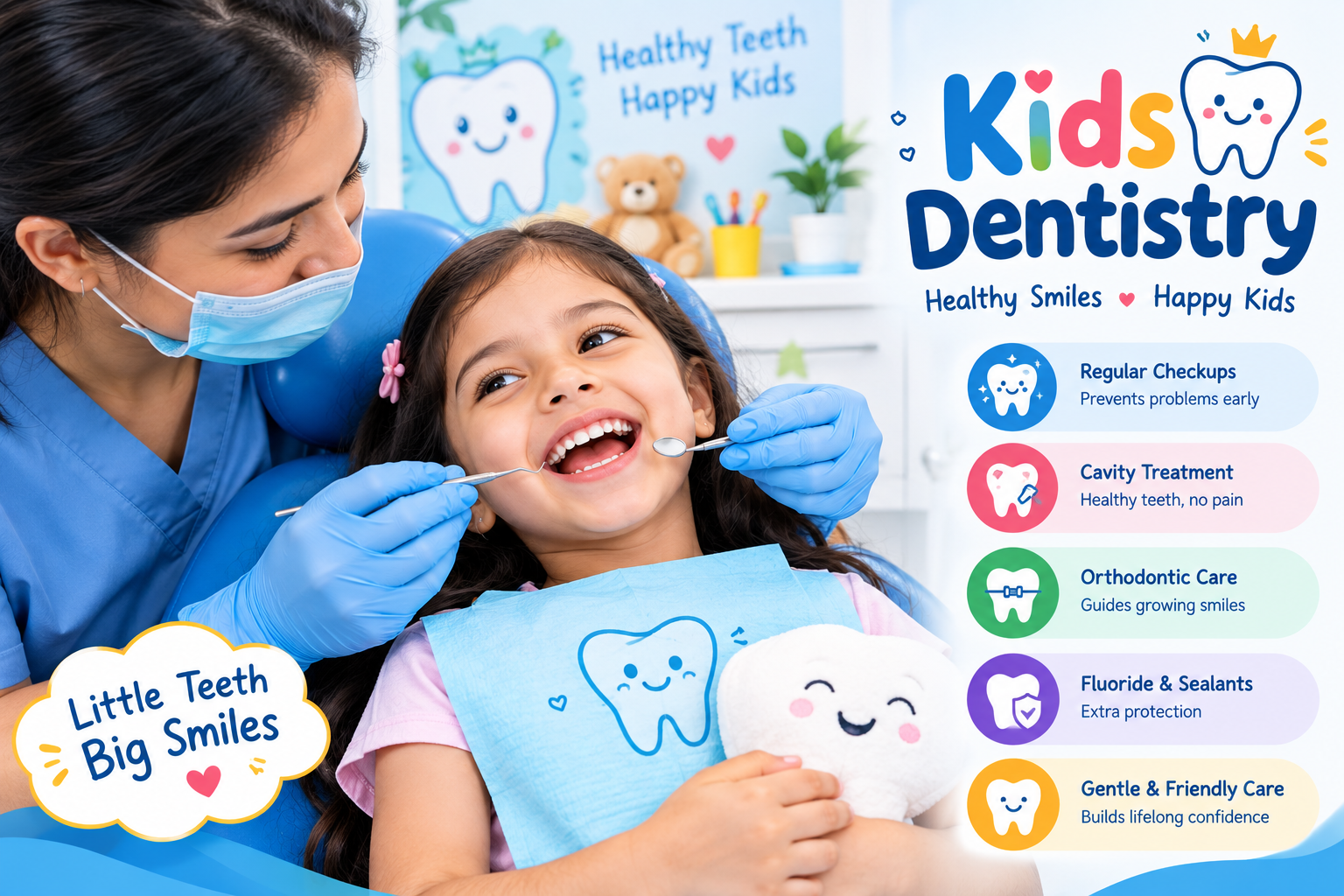 Kids dentistry and children's dental care